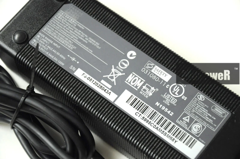 Original 18.5V 6.5A 120W 5.5*2.5mm AC Adapter for HP PPP016L PPP017H PA-1121-02H 393946-002 394900-001 Pavilion DM788A ZX5100 
Original 18.5V 6.5A 120W 5.5*2.5mm AC Adapter for HP PPP016L PPP017H PA-1121-02H 393946-002 394900-001 Pavilion DM788A ZX5100
