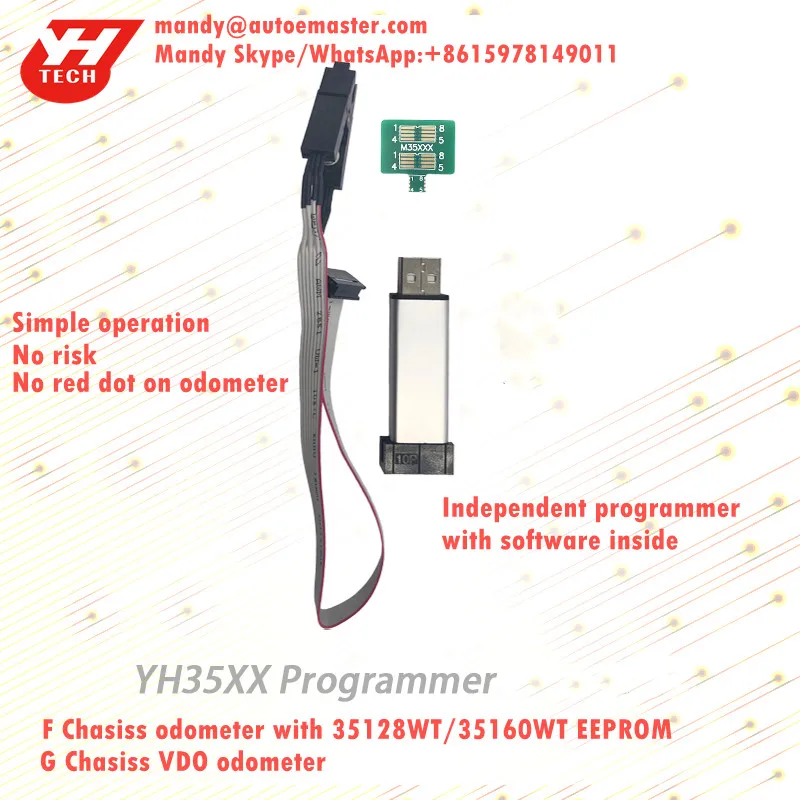 YH35XX программист + Эмулятор Считывание/запись 35160WT/35128WT EEPROM Yanhua Mini ACDP для BMW Key Programmer