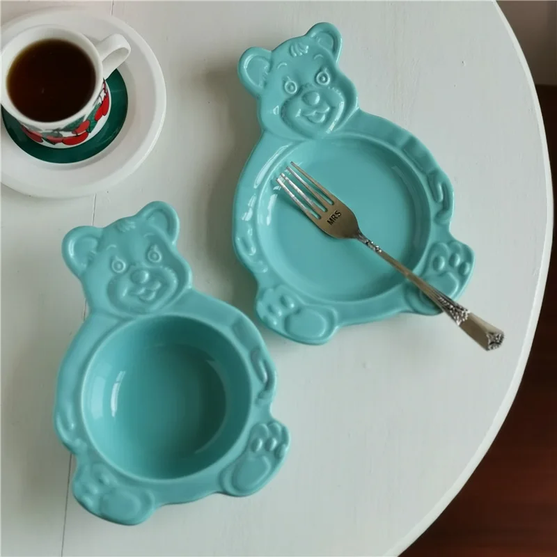 Bear Shaped Dessert Bowl French Retro Lovely Ceramic Plate Yogurt Cake Plate Breakfast Plate Fruit Cereal Bowl
Bear Shaped Dessert Bowl French Retro Lovely Ceramic Plate Yogurt Cake Plate Breakfast Plate Fruit Cereal Bowl