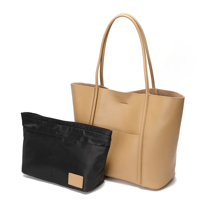 New Large Handbags Genuine Leather Women Shoulder Bags Office Lady Tote Bag With Makeup Bag Cowhide Top-handle Bags Winter 2021
New Large Handbags Genuine Leather Women Shoulder Bags Office Lady Tote Bag With Makeup Bag Cowhide Top-handle Bags Winter 2021