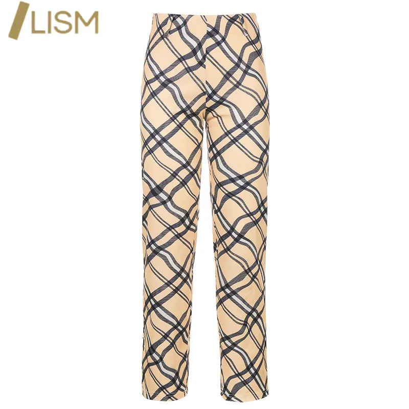 LISM Women Striped Plaid Printed Trouser Casual Joggers Pants Vintage Streetwear Womens Loose Pants Women Bottom Pants Female
LISM Women Striped Plaid Printed Trouser Casual Joggers Pants Vintage Streetwear Womens Loose Pants Women Bottom Pants Female