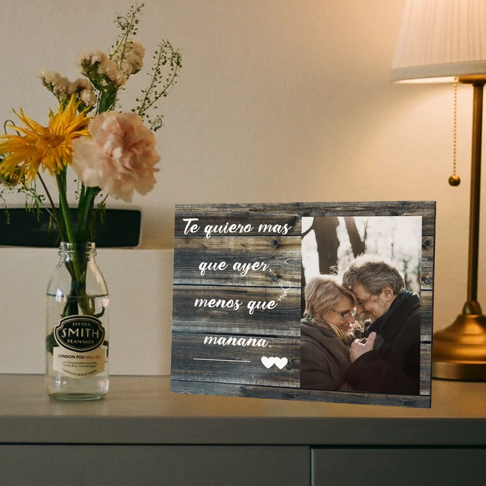 Custom Photo Frame Wooden Photo Frame Decorative Prints Pictures Frames Home Decor Personalized Couple Anniversary Spainese Gift
Custom Photo Frame Wooden Photo Frame Decorative Prints Pictures Frames Home Decor Personalized Couple Anniversary Spainese Gift