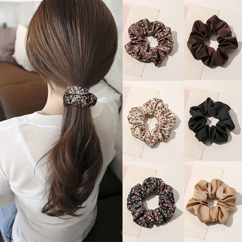 Solid Color Large Intestine Hair Ring Temperament Floral Large Intestine Hair Ring Gentleness Satin Large Intestine Hair Ring
Solid Color Large Intestine Hair Ring Temperament Floral Large Intestine Hair Ring Gentleness Satin Large Intestine Hair Ring