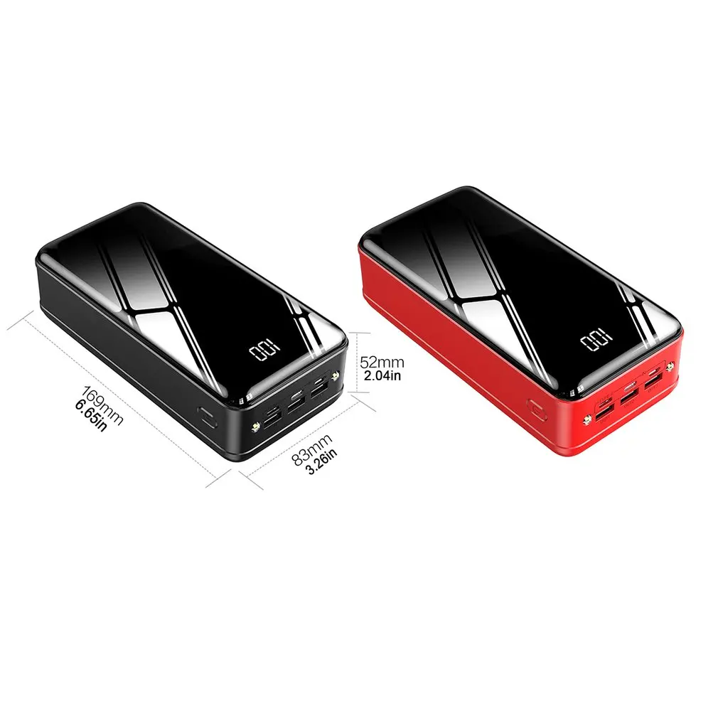 Large-capacity Power Bank 50000 MAh Digital Display Polymer Lithium Ion Battery Multi-interface Power Bank
Large-capacity Power Bank 50000 MAh Digital Display Polymer Lithium Ion Battery Multi-interface Power Bank