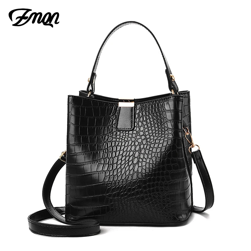 ZMQN Black Bucket Bags Women Crocodile Leather Crossbody Bags Luxury Handbags Ladies Hand Bags Shoulder 2020 Bolsa Feminina A583
ZMQN Black Bucket Bags Women Crocodile Leather Crossbody Bags Luxury Handbags Ladies Hand Bags Shoulder 2020 Bolsa Feminina A583