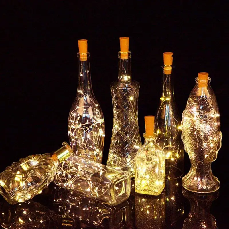 10/20 LED Wine Bottle String Lights with Cork Waterproof Solar Fairy Garland Lighting Holiday Wedding Xmas Party Home Decoration
10/20 LED Wine Bottle String Lights with Cork Waterproof Solar Fairy Garland Lighting Holiday Wedding Xmas Party Home Decoration