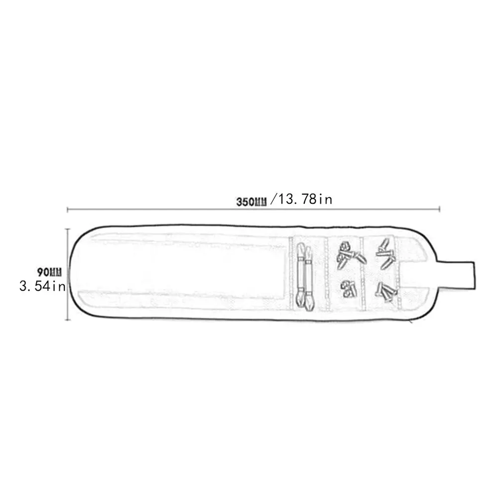 New Portable Magnetic Wristband Tool Bag Magnet Electrician Wrist Tool Belt Screws Nails Drill Bits Bracelet For Repair Tool Bag
New Portable Magnetic Wristband Tool Bag Magnet Electrician Wrist Tool Belt Screws Nails Drill Bits Bracelet For Repair Tool Bag