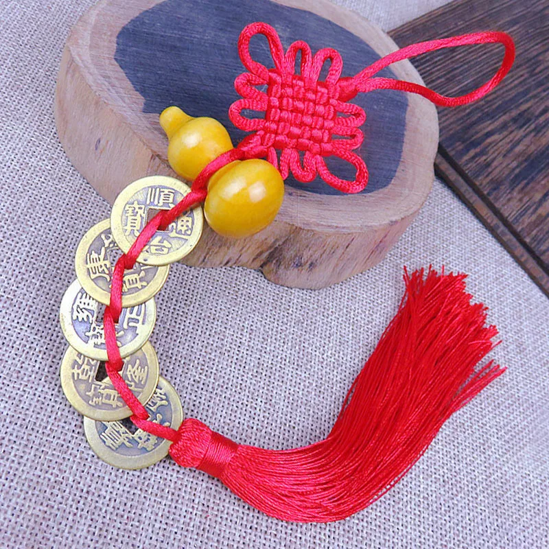 1 PcsCar Hanging Decoration Copper Coin Pendant Copper With Chinese Knots Wealth Success Chinese Knot Red Rope Feng Shui Lucky
1 PcsCar Hanging Decoration Copper Coin Pendant Copper With Chinese Knots Wealth Success Chinese Knot Red Rope Feng Shui Lucky