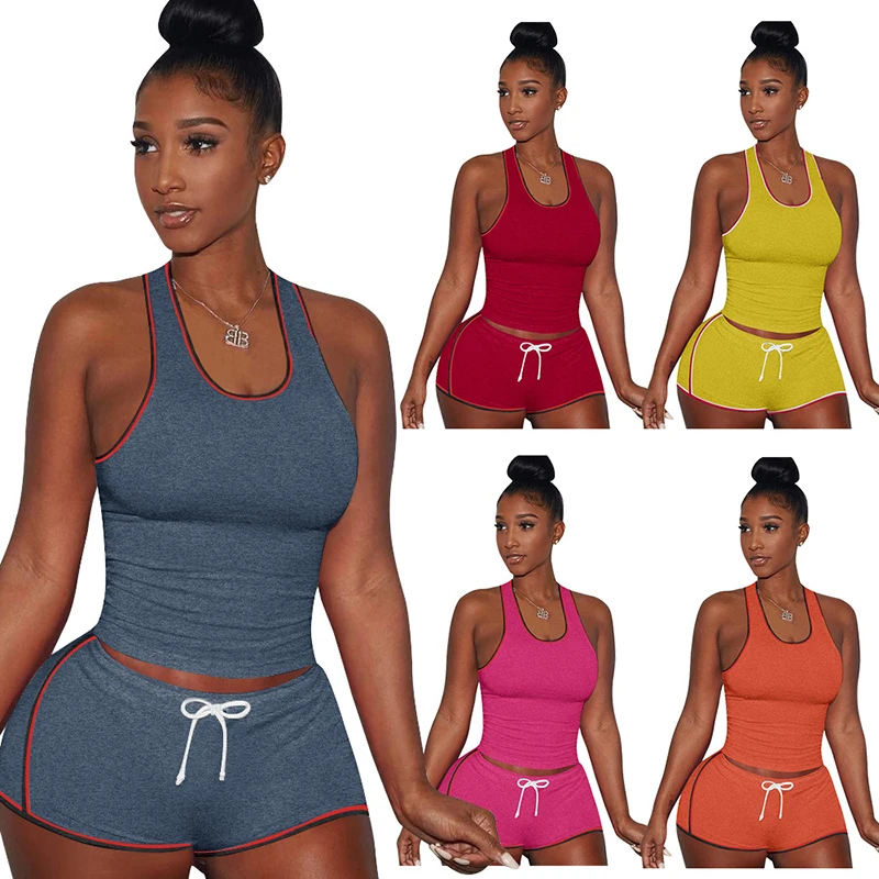 Женский тренировочный спортивный костюм с окантовкой, короткий топ с высокой талией и леггинсы, летний комплект из двух предметов, одежда д...
Женский тренировочный спортивный костюм с окантовкой, короткий топ с высокой талией и леггинсы, летний комплект из двух предметов, одежда д...