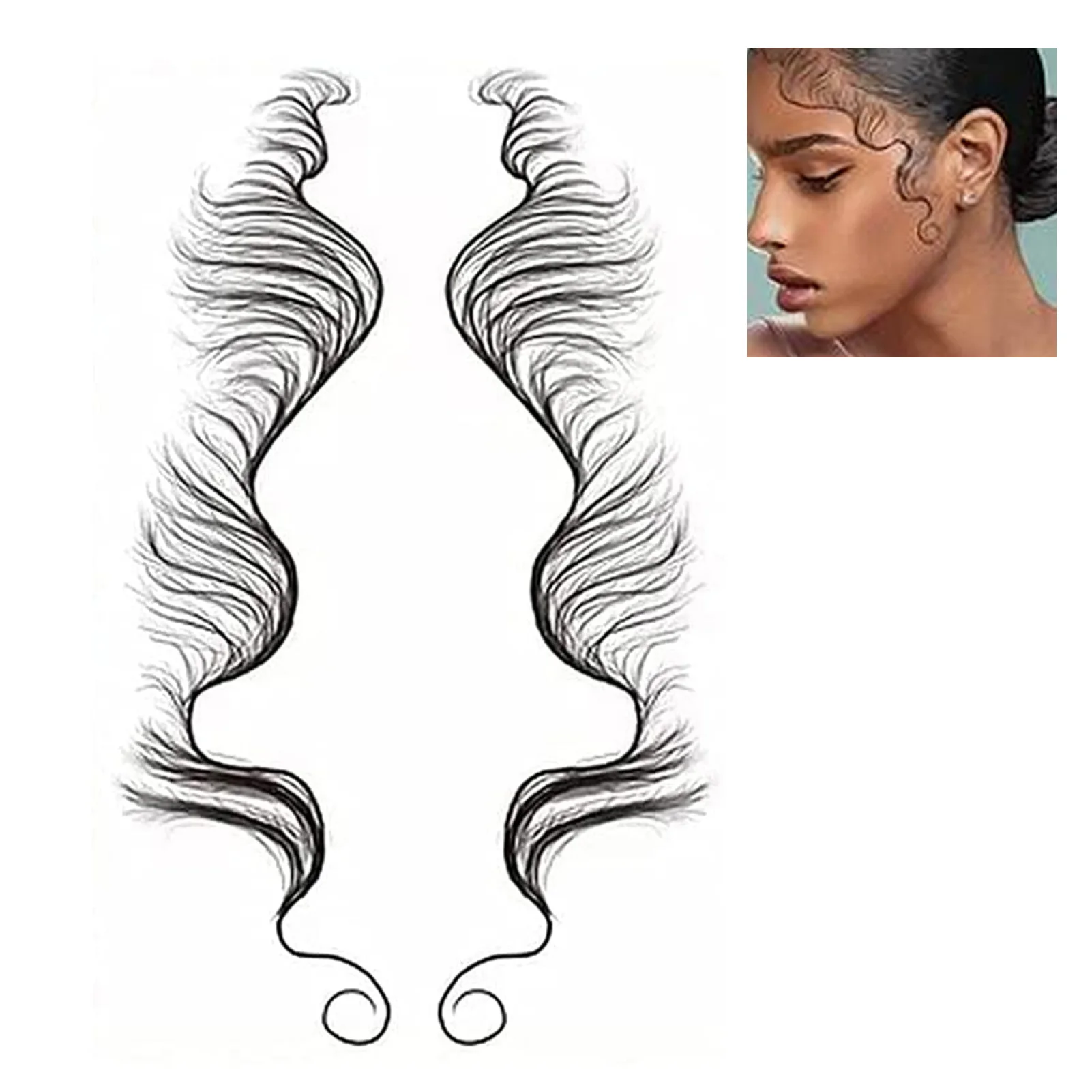 5 Types Tattoo Sticker Baby Hair Tattoo Stickers Hair Edge Tattoo Hair Tattooing Template Hair Stickers Waterproof Makeup Tool 
5 Types Tattoo Sticker Baby Hair Tattoo Stickers Hair Edge Tattoo Hair Tattooing Template Hair Stickers Waterproof Makeup Tool