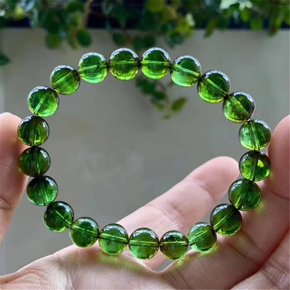 Certificate 9mm Natural Green Tourmaline Quartz Bracelet For Woman Man Round Beads Crystal Brazil Stretch Strand Jewelry AAAAA
Certificate 9mm Natural Green Tourmaline Quartz Bracelet For Woman Man Round Beads Crystal Brazil Stretch Strand Jewelry AAAAA