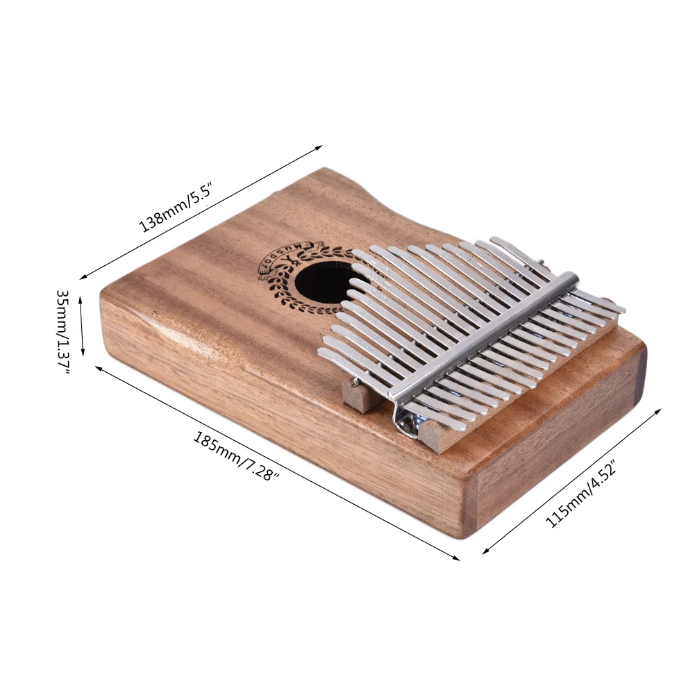 W-17T 17 Keys Kalimba Thumb Piano High-Quality Wood Mahogany Body Musical Instrument With Learning Book Tune Hammer for beginner
W-17T 17 Keys Kalimba Thumb Piano High-Quality Wood Mahogany Body Musical Instrument With Learning Book Tune Hammer for beginner