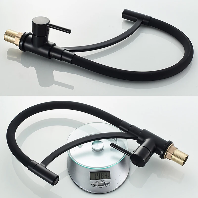 ELLEN Kicthen Faucets Black Vessel Sink Mixer Tap Spring Dual Swivel Spouts Sink Mixer Bathroom Faucets Hot Cold ELK909B-1
ELLEN Kicthen Faucets Black Vessel Sink Mixer Tap Spring Dual Swivel Spouts Sink Mixer Bathroom Faucets Hot Cold ELK909B-1