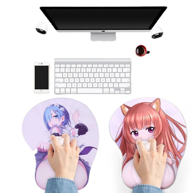 

Fun Mouse Pad Is Suitable for Nakano Quintessence Animation 3D Breast Mouse Pad Wrist Rest Silicone Creative Mouse Mathand Rest
