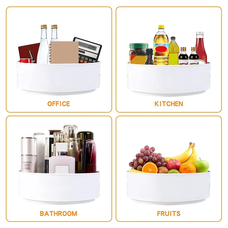 Lazy Susan Turntable Cabinet Organizer 2 Piece Set Rotating Shelf Organizer, 9 and 12 Inch Multifunctional Stand
Lazy Susan Turntable Cabinet Organizer 2 Piece Set Rotating Shelf Organizer, 9 and 12 Inch Multifunctional Stand