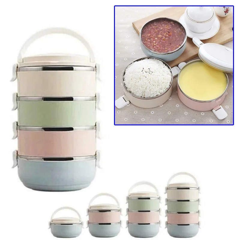 1/2/3/4 Layers Stainless Steel Lunch Box Food Safety Plastic PP Bento Multi-layer Thermal Lunch Box Tableware Kitchen Storage
1/2/3/4 Layers Stainless Steel Lunch Box Food Safety Plastic PP Bento Multi-layer Thermal Lunch Box Tableware Kitchen Storage