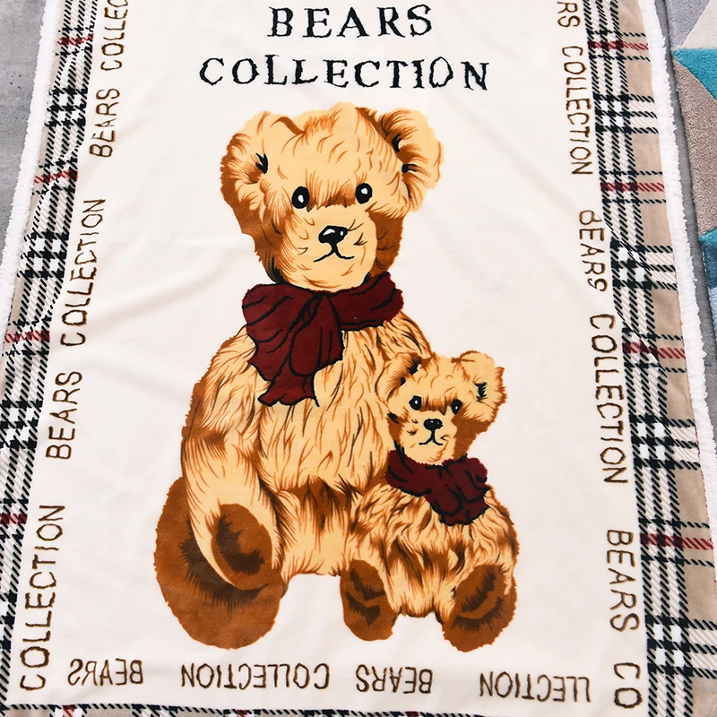 Cute Bear Printed Warm Blanket Flannel Blanket Soft Blankets Bed Bedspread Travel Hotel Plane Use For Girl Boy Gift
Cute Bear Printed Warm Blanket Flannel Blanket Soft Blankets Bed Bedspread Travel Hotel Plane Use For Girl Boy Gift