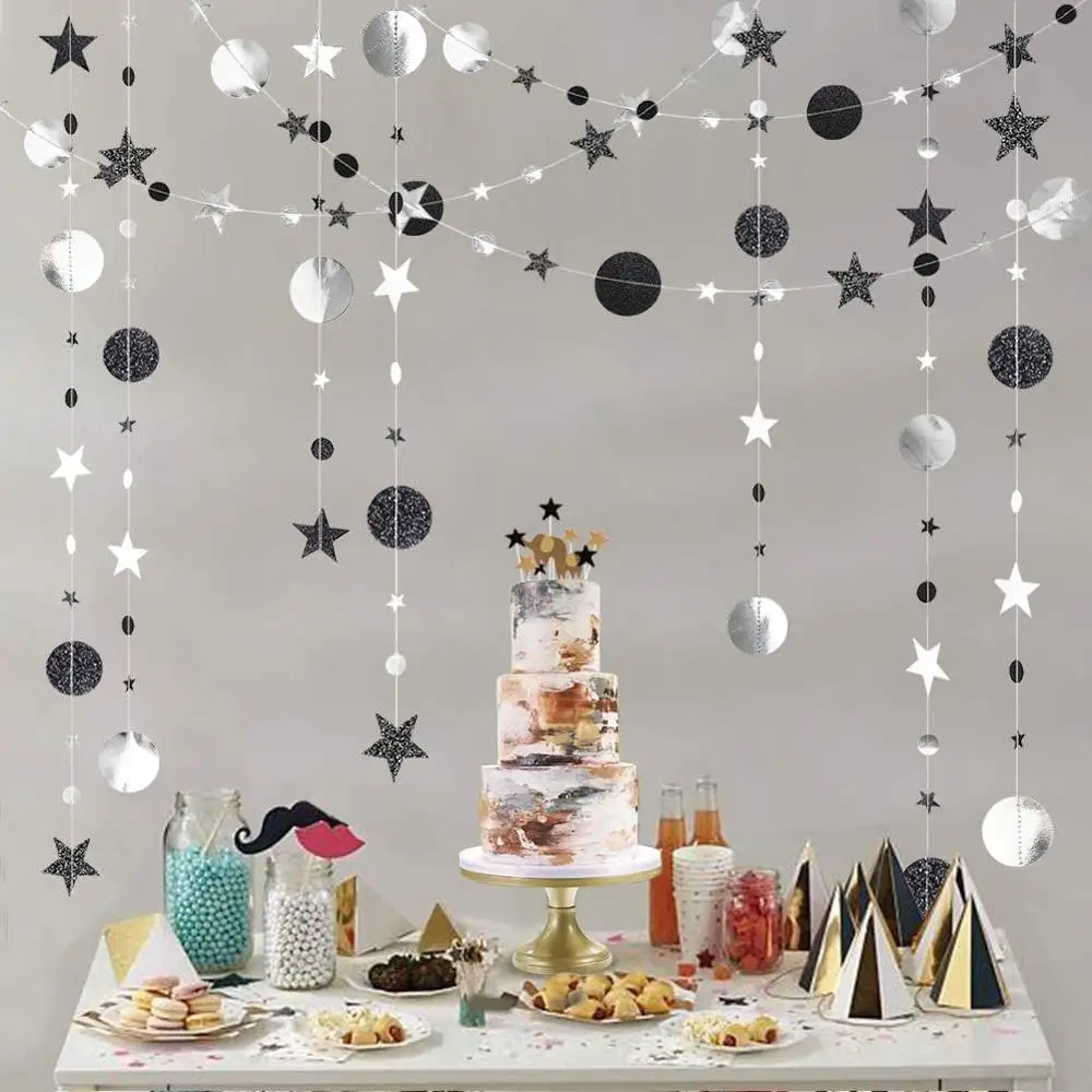 4 Meter Christmas Circle Star Garland Paper Bunting Party Hanging New Year Decoration Wedding Birthday Party Room Decor Supplies
4 Meter Christmas Circle Star Garland Paper Bunting Party Hanging New Year Decoration Wedding Birthday Party Room Decor Supplies