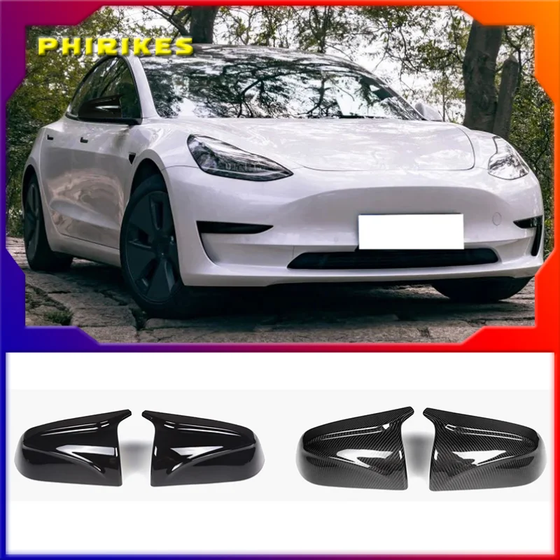 Rear Mirror Cover for Tesla Model 3 Rearview Side Mirror Sticker Car Decor Modification Carbon Fiber ABS for Model3 2017-2021
Rear Mirror Cover for Tesla Model 3 Rearview Side Mirror Sticker Car Decor Modification Carbon Fiber ABS for Model3 2017-2021