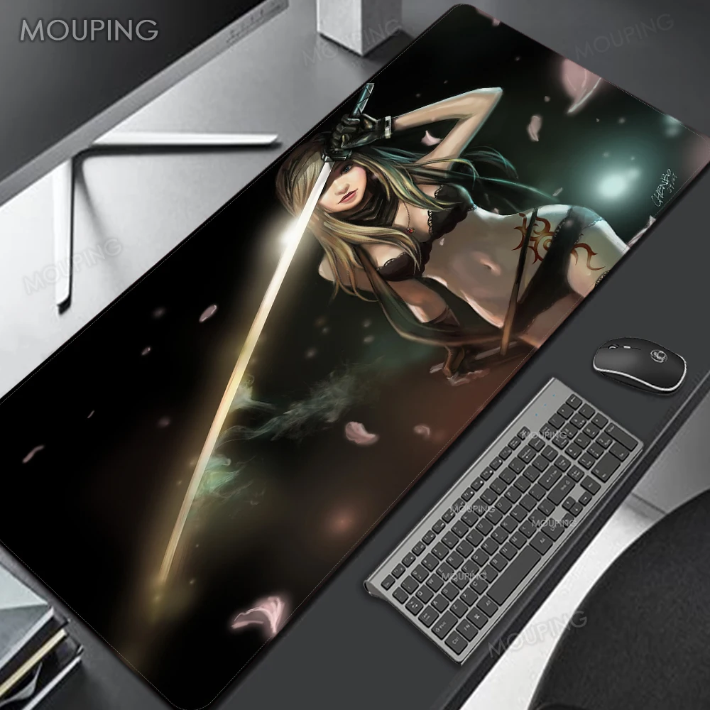 Sexy Girl Anime Mouse Pads Katana Mouse Carpet Setup Gaming Mouse Mats Desk Accessory Tlecado Gamer Long Pad 90x40 80x30 Large 
Sexy Girl Anime Mouse Pads Katana Mouse Carpet Setup Gaming Mouse Mats Desk Accessory Tlecado Gamer Long Pad 90x40 80x30 Large