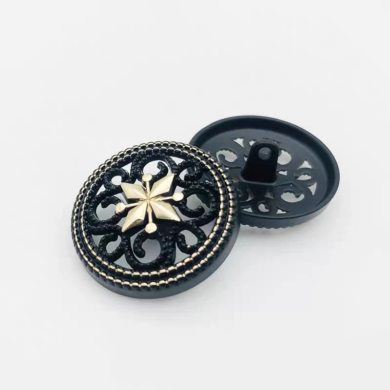 10pcs Black Hollow Vintage Metal Buttons for Clothing Sewing Accessories Fashion Jacket Coat Buttons Clothing Decoration Buttons
10pcs Black Hollow Vintage Metal Buttons for Clothing Sewing Accessories Fashion Jacket Coat Buttons Clothing Decoration Buttons