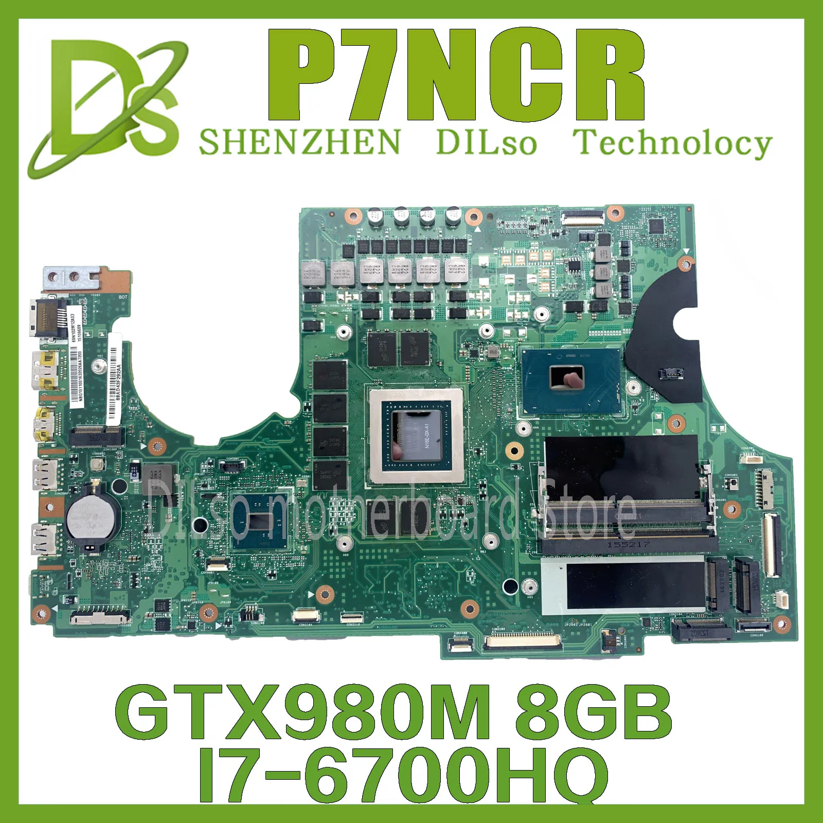 KEFU für ACER P7NCR laptop Motherboard Predator 17 GX-791 G9-791 G9-792 GX-79 Mainboard test OK I7-6700HQ GTX980M
KEFU für ACER P7NCR laptop Motherboard Predator 17 GX-791 G9-791 G9-792 GX-79 Mainboard test OK I7-6700HQ GTX980M