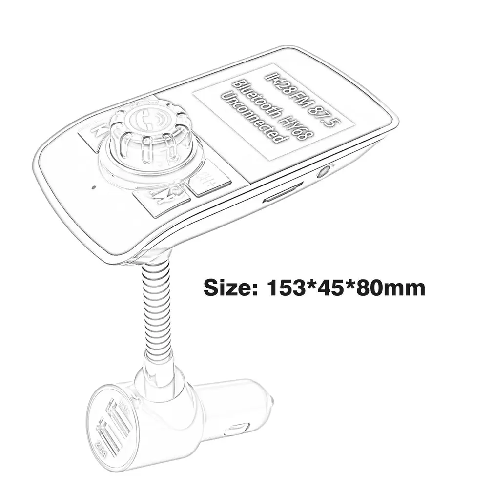 Car mp3 color large screen 1.44 inch U disk music player Bluetooth receiver fm transmitter fast charge car charger 
Car mp3 color large screen 1.44 inch U disk music player Bluetooth receiver fm transmitter fast charge car charger