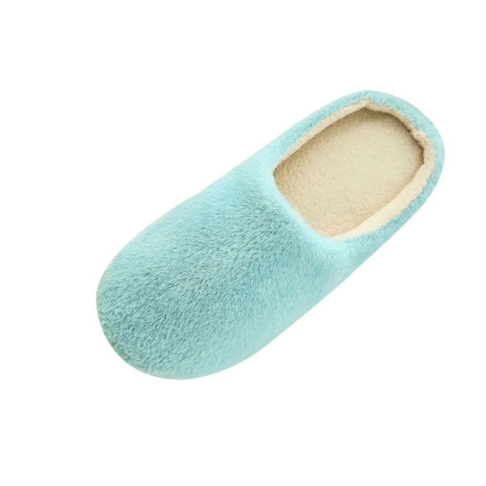 2019 New Men Warm Home Plush Soft Slippers Indoors Anti-slip Winter Floor Bedroom House Shoes Women | Обувь