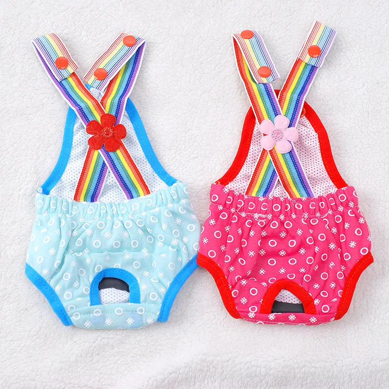 Cute Cotton strap dog physiological pants pet underwear anti harassment menstrual pants strap pants
Cute Cotton strap dog physiological pants pet underwear anti harassment menstrual pants strap pants