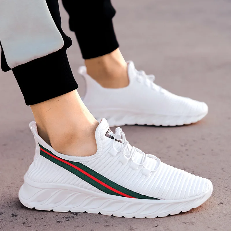 Breathable Men's Casual Shoes Light Comfortable Men Shoes Flat Lace-up Tenis Outdoor Running Sports Footwear White Sneakers Man
Breathable Men's Casual Shoes Light Comfortable Men Shoes Flat Lace-up Tenis Outdoor Running Sports Footwear White Sneakers Man