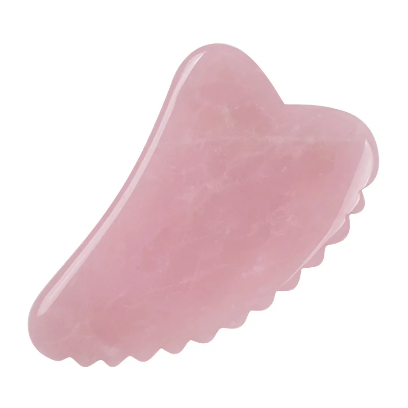 Rose Quartz Gouache Scraper Heart-shaped Tooth Side Jade Scraping Board Crystal Gua Sha Face Scraper Stone for Facial Massage
Rose Quartz Gouache Scraper Heart-shaped Tooth Side Jade Scraping Board Crystal Gua Sha Face Scraper Stone for Facial Massage
