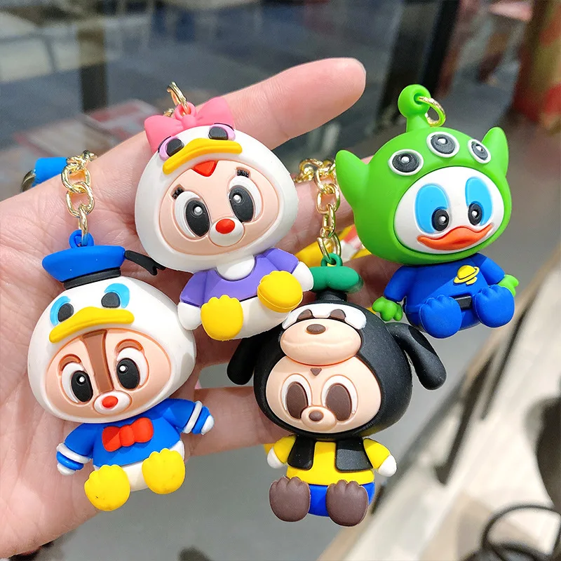 Cartoon Disney Donald Duck Keychain Cartoons Lilo & Stitch Keychain Anime Model Pendant Keychain
Cartoon Disney Donald Duck Keychain Cartoons Lilo & Stitch Keychain Anime Model Pendant Keychain