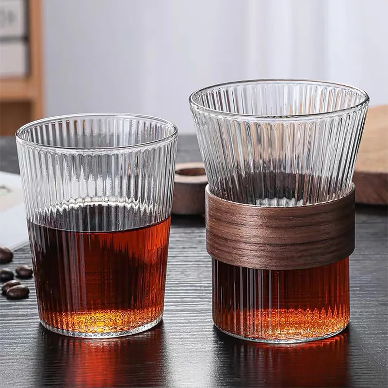 Coffee Cup Nordic Style High Borosilicate Glass Vertical Striped Home Cold and Heat Resistant Breakfast Milk Cup Beer Glass
Coffee Cup Nordic Style High Borosilicate Glass Vertical Striped Home Cold and Heat Resistant Breakfast Milk Cup Beer Glass