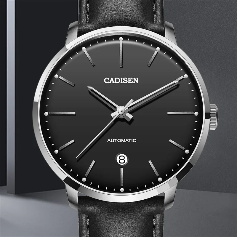 CADISEN Top Brand Men Mechanical Watch Waterproof Leather Casual Automatic Date Watch Male Clock reloj hombre marca de lujo
CADISEN Top Brand Men Mechanical Watch Waterproof Leather Casual Automatic Date Watch Male Clock reloj hombre marca de lujo
