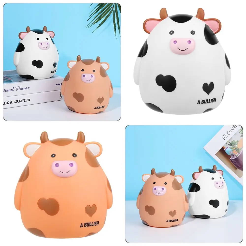 Kids Decorative Figures Animal Shaped Cute with Opening Plastic Piggy Bank Cow Coin Money Bank Coin Saving Box
Kids Decorative Figures Animal Shaped Cute with Opening Plastic Piggy Bank Cow Coin Money Bank Coin Saving Box