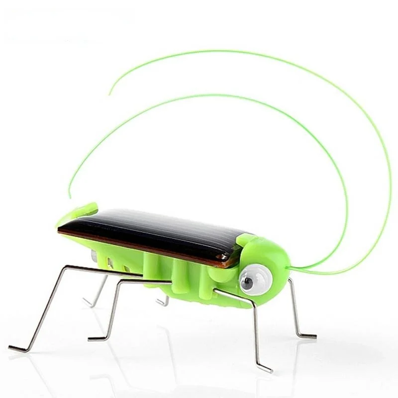 Besegad Kids Cute Funny Simulation Solar Powered Energy Insect Grasshopper Robot Toy Solar Power Cockroach Cricket Novelty Toy
Besegad Kids Cute Funny Simulation Solar Powered Energy Insect Grasshopper Robot Toy Solar Power Cockroach Cricket Novelty Toy