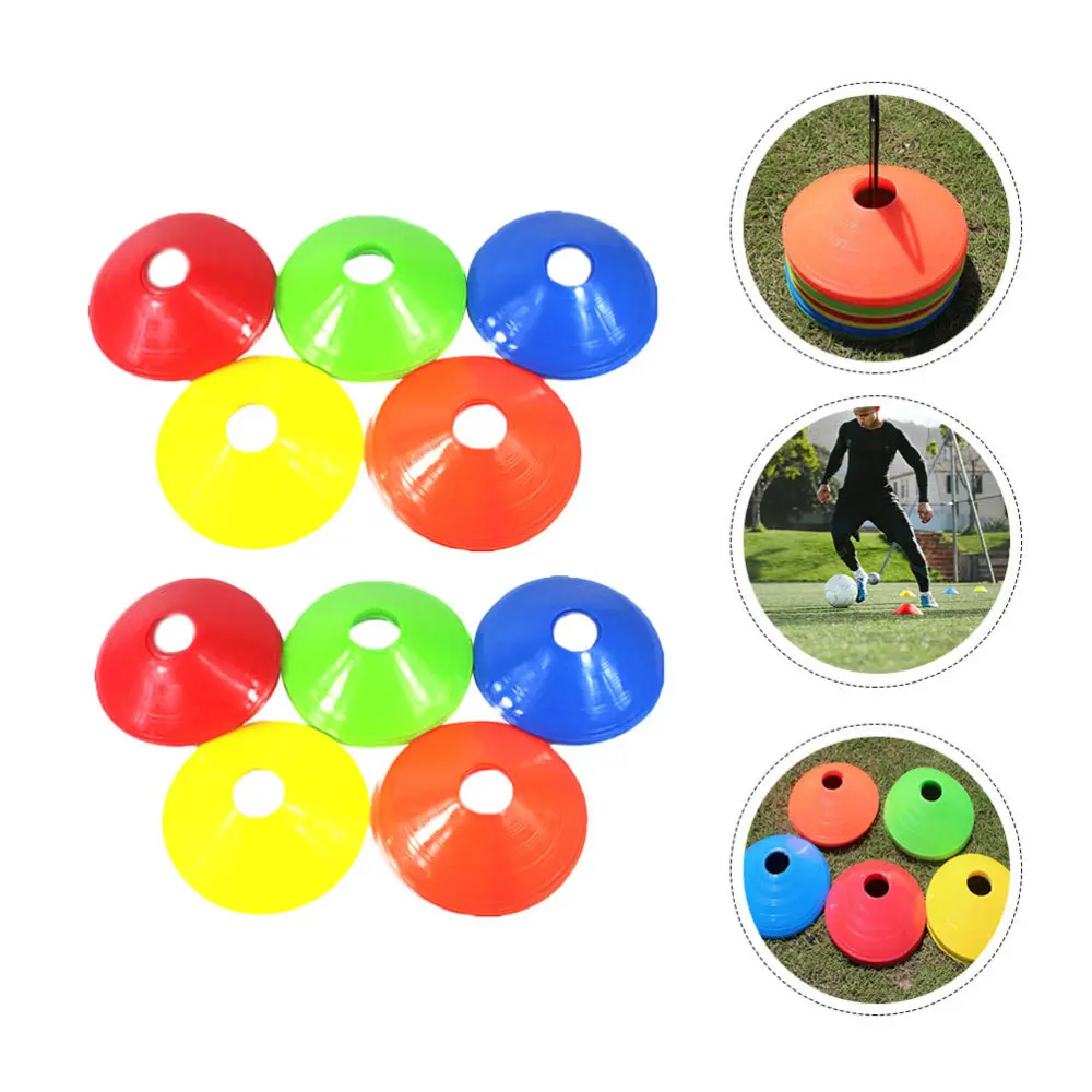 10 Pcs Football Training Sign Dish Plate Obstacle Marker Football Training Discs
10 Pcs Football Training Sign Dish Plate Obstacle Marker Football Training Discs