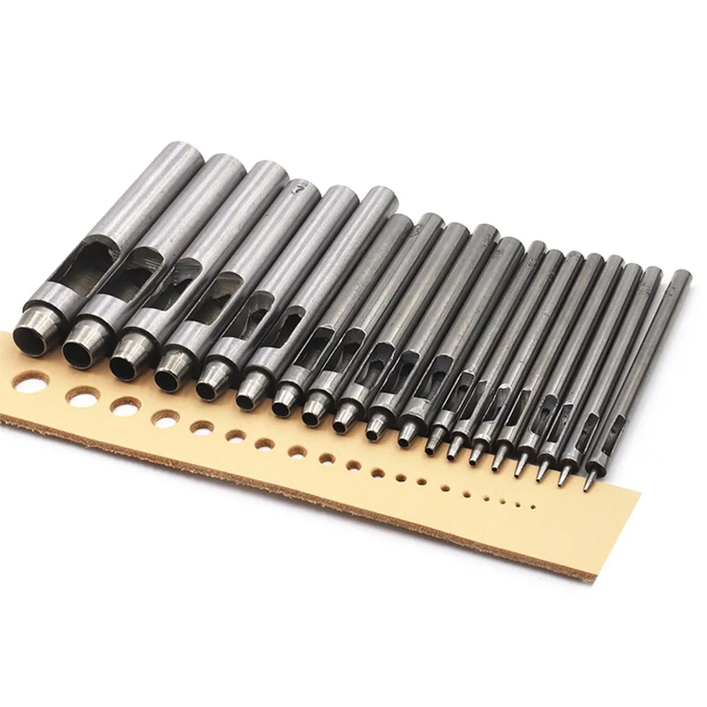 DIY Leather Punch 0.5-10mm Sharp Hollow Round Hole Punch Tool Heavy Duty Iron Leather Canvas Drilling Puncher Belt Scrapbooking
DIY Leather Punch 0.5-10mm Sharp Hollow Round Hole Punch Tool Heavy Duty Iron Leather Canvas Drilling Puncher Belt Scrapbooking