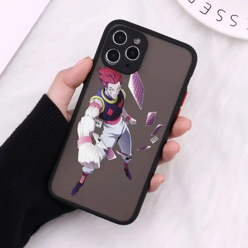 Hisoka Hunter X hunter anime Phone Case Matte Transparent for iPhone 7 8 11 12 s mini pro X XS XR MAX Plus cover funda
Hisoka Hunter X hunter anime Phone Case Matte Transparent for iPhone 7 8 11 12 s mini pro X XS XR MAX Plus cover funda