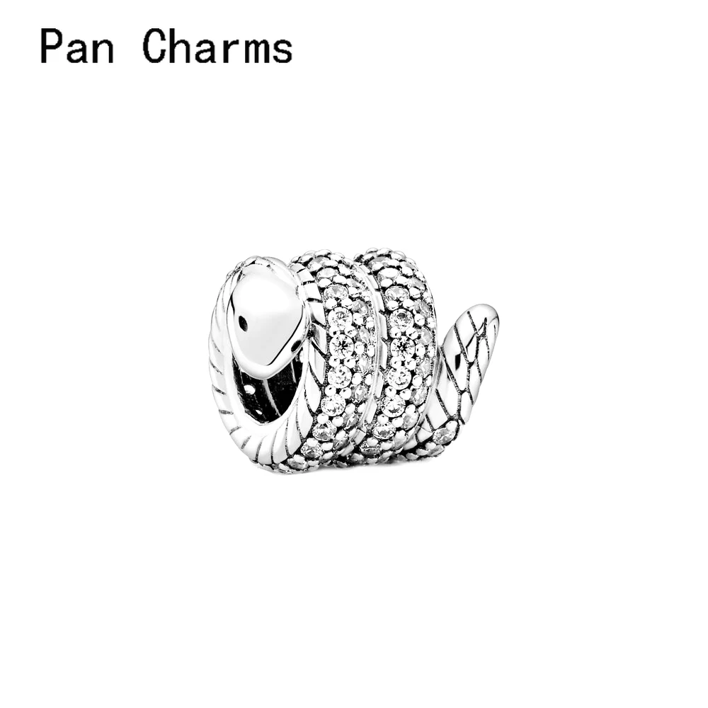 Animal Snake Charm 30% Silver Sparkling Wrapped Snake Charm Fit Original Bracelet CZ Original DIY Jewelry Making
Animal Snake Charm 30% Silver Sparkling Wrapped Snake Charm Fit Original Bracelet CZ Original DIY Jewelry Making