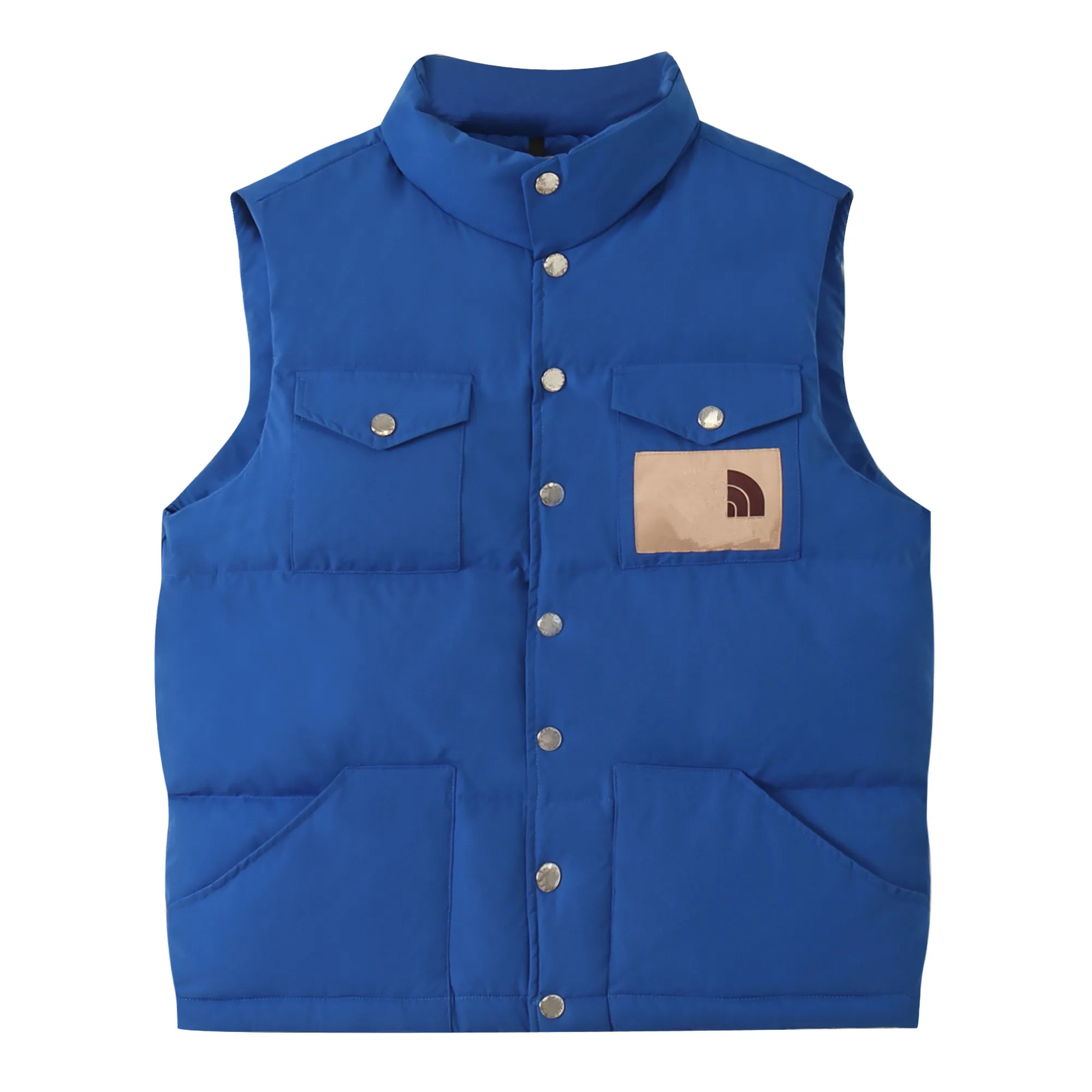 Luxury brand button sleeveless men's and women's vest down jacket autumn and winter stand-up collar down jacket windproof jacket
Luxury brand button sleeveless men's and women's vest down jacket autumn and winter stand-up collar down jacket windproof jacket