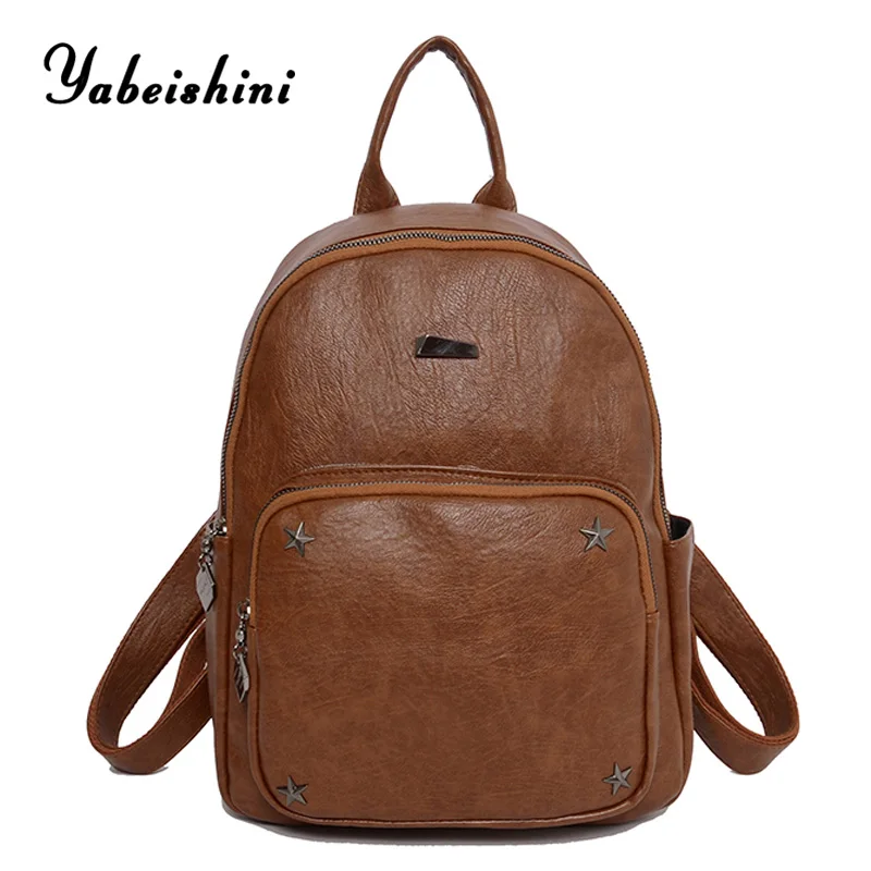 2020 Brown Female travel backpack high capacity PU Leather Backpacks for teenage girls Preppy women school bag sac a dos
2020 Brown Female travel backpack high capacity PU Leather Backpacks for teenage girls Preppy women school bag sac a dos