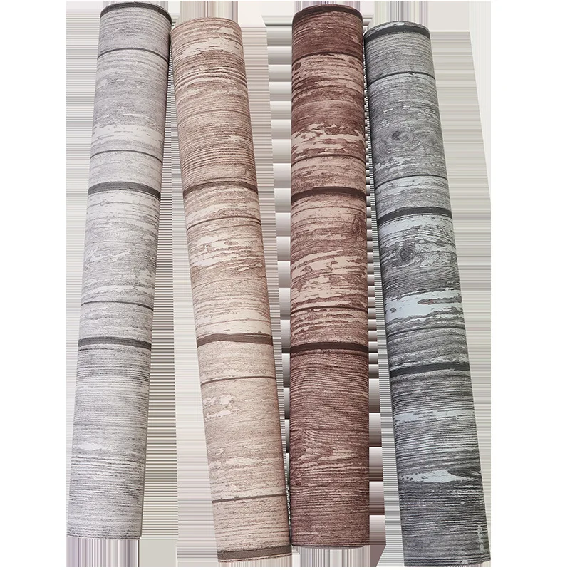 Retro-nostalgic 3D gray antique wood grain wallpaper industrial style restaurant living room clothing store Nordic style
Retro-nostalgic 3D gray antique wood grain wallpaper industrial style restaurant living room clothing store Nordic style