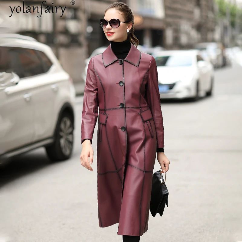 Куртка женская длинная из натуральной овечьей кожи, приталенный жакет в корейском стиле из натуральной кожи, Chaqueta OBZ2128, на осень
Куртка женская длинная из натуральной овечьей кожи, приталенный жакет в корейском стиле из натуральной кожи, Chaqueta OBZ2128, на осень