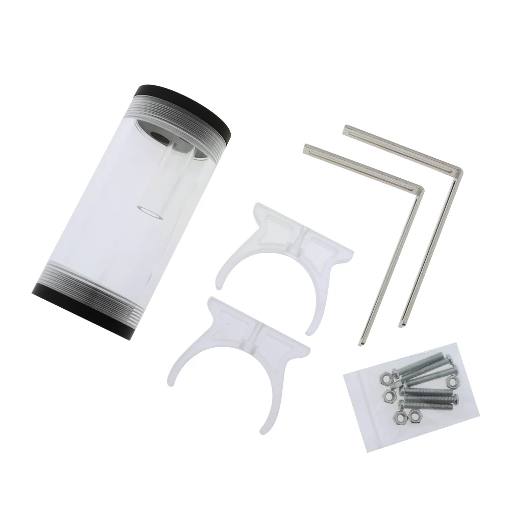 50mm Diameter Tank G1/4 Thread Cylinder Reservoir Tank for PC Water Cooling Tool System Accessories
50mm Diameter Tank G1/4 Thread Cylinder Reservoir Tank for PC Water Cooling Tool System Accessories