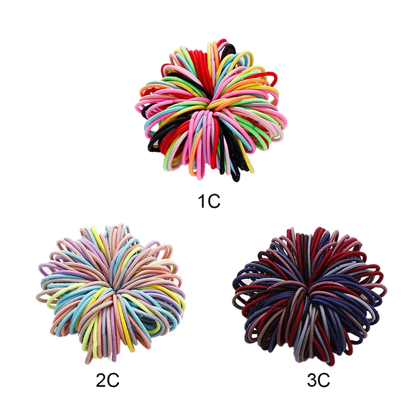 100Pcs/Lot Solid Elastic Hair Bands 3CM Women Girls Rubber Bands Scrunchy Cute Ponytail Hairband Decorations Hair Accessories
100Pcs/Lot Solid Elastic Hair Bands 3CM Women Girls Rubber Bands Scrunchy Cute Ponytail Hairband Decorations Hair Accessories