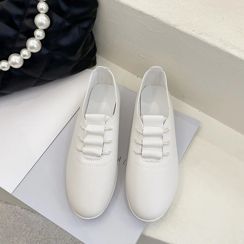 Peas Shoes 2021 Spring and Autumn Single Shoes Women Casual One-step Solid Color Flat Shoes Comfortable Women's Shoes
Peas Shoes 2021 Spring and Autumn Single Shoes Women Casual One-step Solid Color Flat Shoes Comfortable Women's Shoes