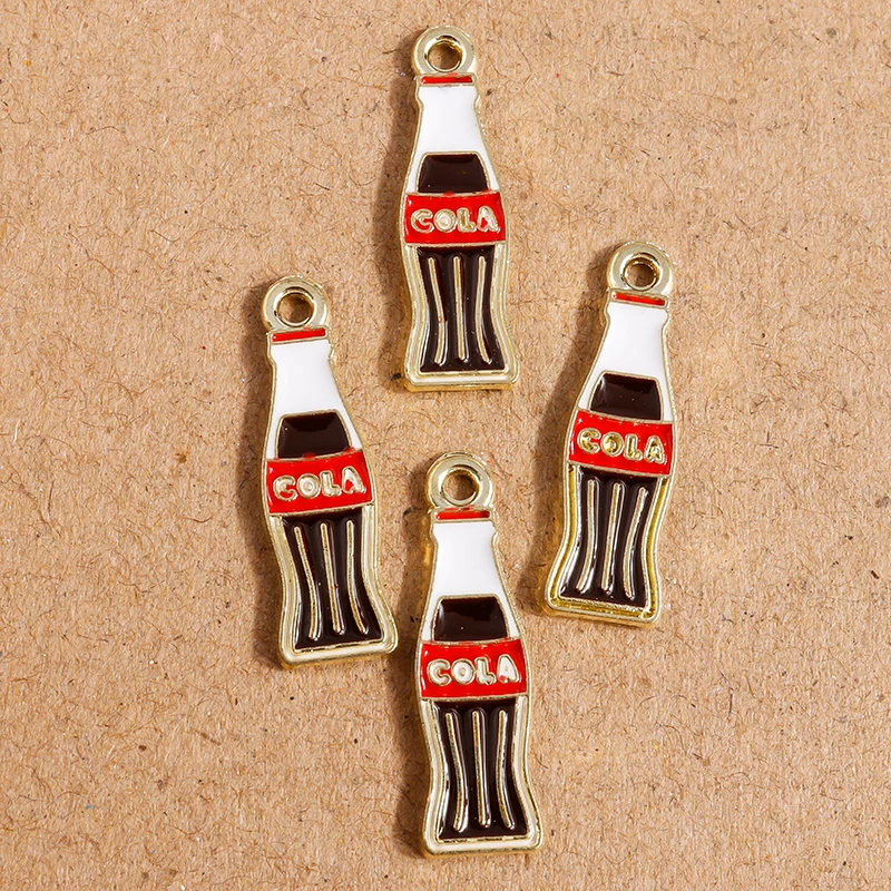 10pcs 8*26mm Drink Charms Cute Enamel Cola Charms Pendants for Making Necklaces Earrings Keychain DIY Jewelry Findings Accessory
10pcs 8*26mm Drink Charms Cute Enamel Cola Charms Pendants for Making Necklaces Earrings Keychain DIY Jewelry Findings Accessory