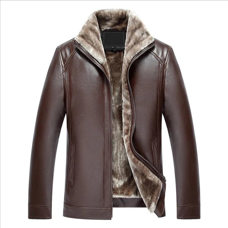 New Thick PU Leather Jacket Mens Winter Autumn Men's Jacket Fit Coat Casual Zipper 471480
New Thick PU Leather Jacket Mens Winter Autumn Men's Jacket Fit Coat Casual Zipper 471480