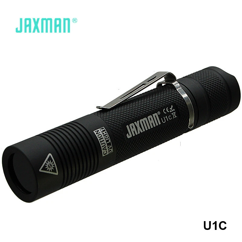 Jaxman U1C Nichia 365nm светодиодный Ультрафиолетовый фонарь 18650 прожектор Портативный
